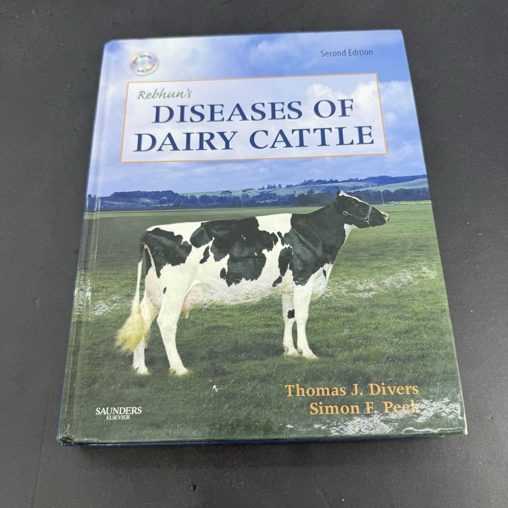 Rebhun's Diseases of Dairy Cattle 2nd Ed HC + Companion DVD Divers Peek 2008